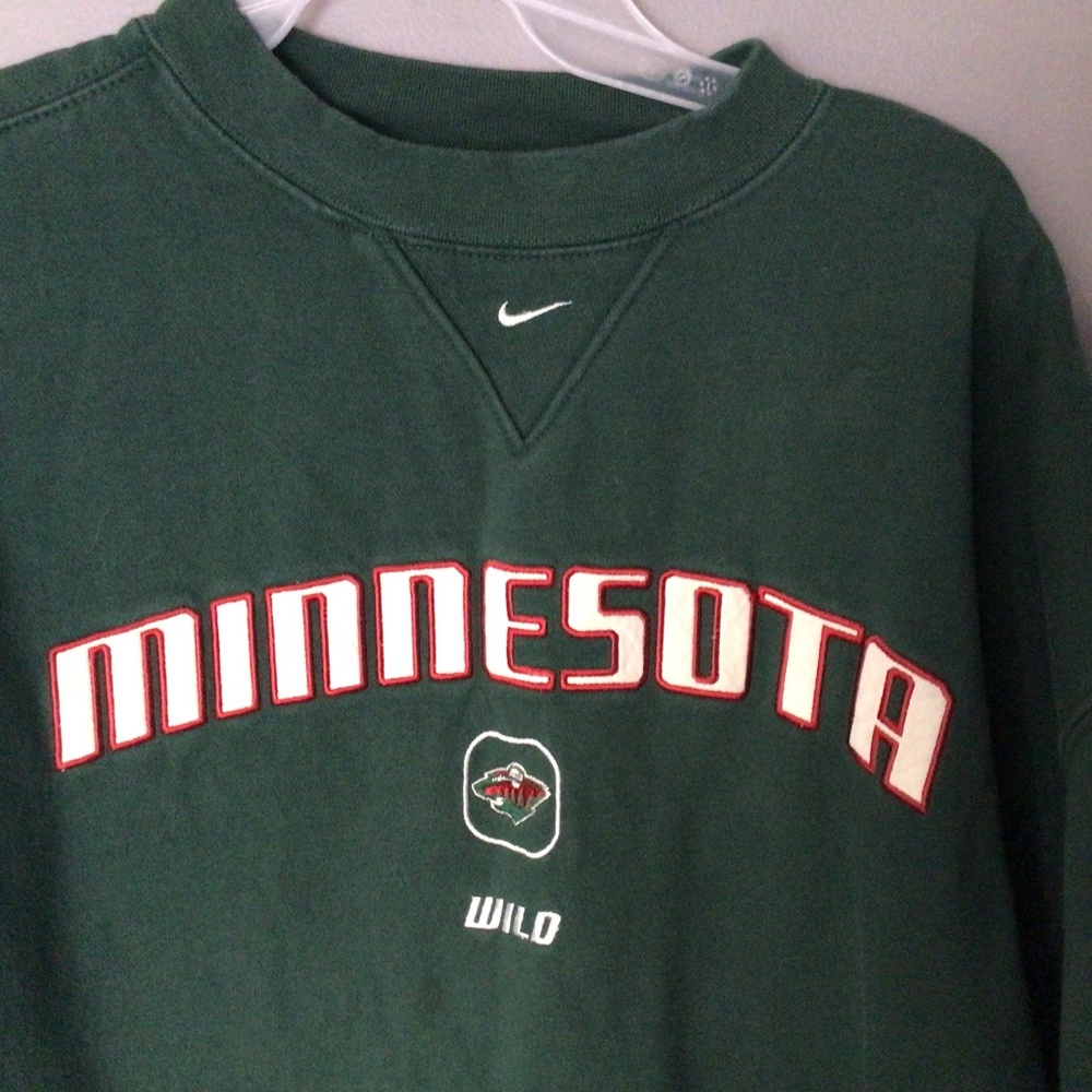 Minnesota Wild NHL Green Nike Pullover Sweatshirt
